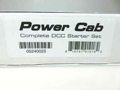 NCE 5240025 524025 POWER CAB COMPLETE DCC STARTER SET WITH POWER SUPPLY