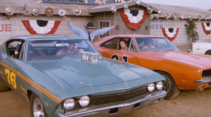 1:64 1968 Chevy Chevelle #76 Race Car New England Dukes Exclusive Greenlight