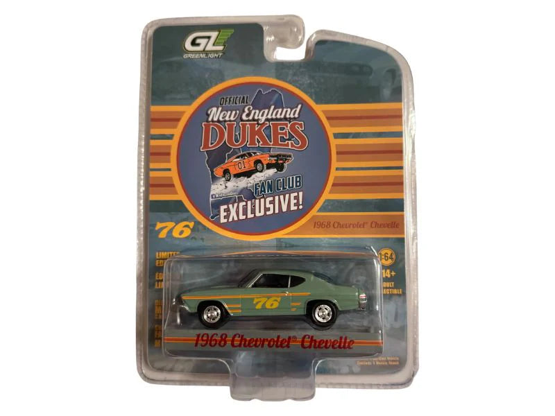 Dukes of Hazzard 1968 Chevy Chevelle #76 Race Car 1:64 Diecast – Rare TV Show Car - New England Dukes Exclusive