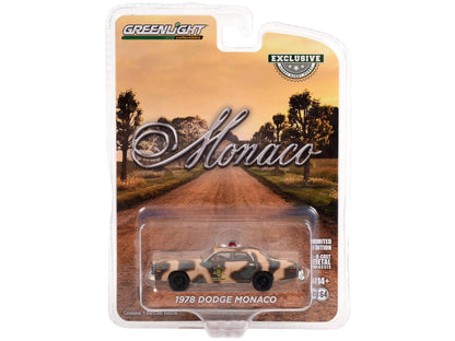 1:64 1978 年道奇摩纳哥哈扎德县警长迷彩压铸