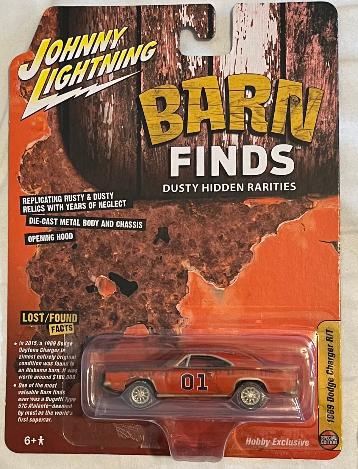1/64 Generaal Lee Johnny Lightning Barn vindt exclusief