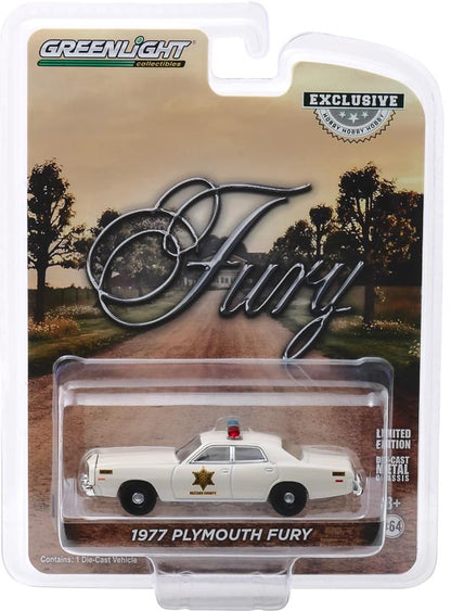1:64 1977 Plymouth Fury - Hazzard County Sheriff (Hobby Exclusive) preorder july